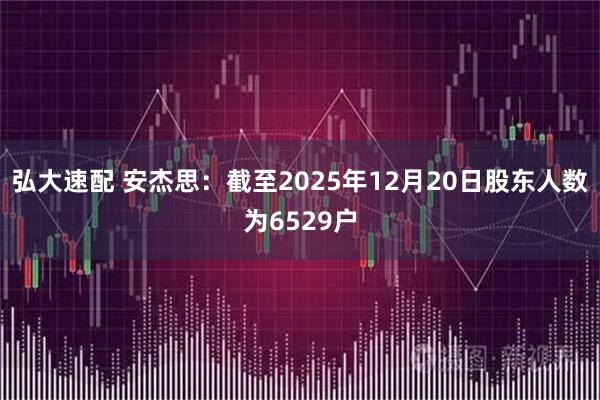 弘大速配 安杰思：截至2025年12月20日股东人数为6529户